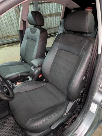 Чехлы на Volkswagen Passat B5 (Фольцваген Пассат Б5) из экокожи и антары Comfort Plus 2