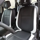 Чехлы Renault Scenic III (Рено Сценик 3) из экокожи с перфорацией