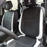 Чехлы Renault Scenic III (Рено Сценик 3) из экокожи с перфорацией