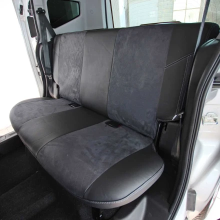 Чехлы на Fiat Fiorino III из экокожи и польской алькантары ELA2020R