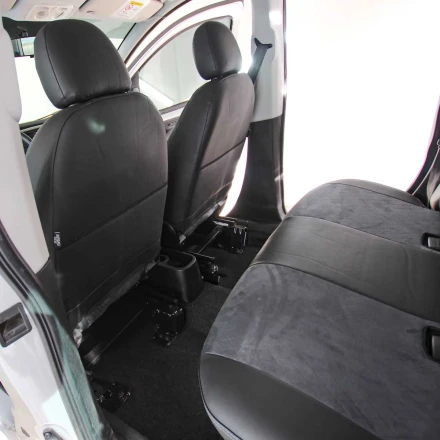 Чехлы на Fiat Fiorino III из экокожи и польской алькантары ELA2020R