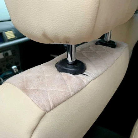 Чехлы на Opel Vectra C из экокожи и польской алькантары ELA2020R