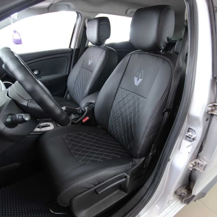 Авточехлы модельные на Renault Megane III из экокожи EP