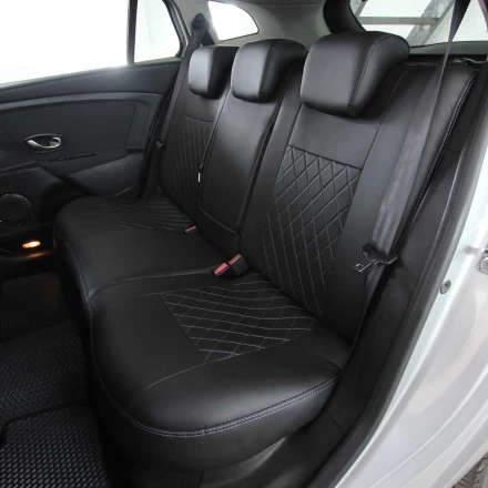 Авточехлы модельные на Renault Megane III из экокожи EP