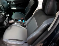 Чехлы на Volvo FH12 1+1 из экокожи и ткани Vip Elite Чехлы на Volvo FH12 1+1 из экокожи и ткани Vip Elite