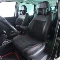 Чехлы на Seat Alhambra I из экокожи и антары ELA2020P Чехлы на Seat Alhambra I из экокожи и антары ELA2020P