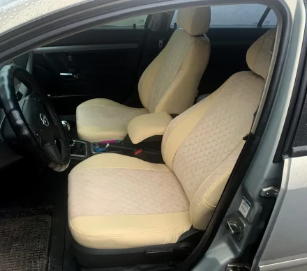 Чехлы на Suzuki Grand Vitara из экокожи и антары Eco Lazer+Antara 2020 (R)