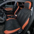 Чехлы на Chery Tiggo 2 (Чери Тигго 2) 3х цветный из экокожи