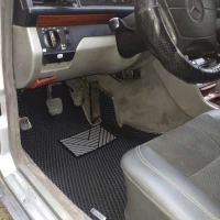 3D EVA коврики с бортами до 5 см на Mercedes-Benz W124 (Мерседес-Бенз В124)