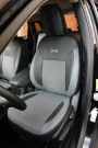 Чехлы на Jeep Grand Cherokee из экокожи и ткани Vip Elite