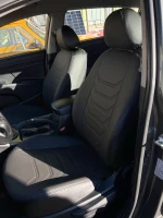 Чехлы на Kia Sportage III (КИА Спортаж 3) из экокожи AM Titan-NEW