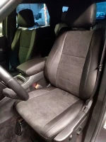 Чехлы на Dodge Durango III на 5 мест (Додж Дюранго 3) из экокожи и алькантары Sport 3