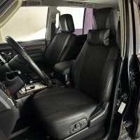 Чехлы на Mitsubishi Pajero IV (Мицубиси Паджеро 4) из экокожи и антары ELA2020R
