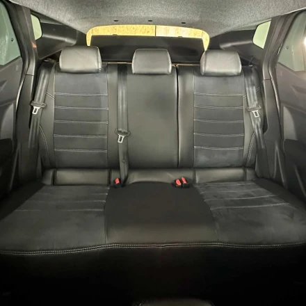 Чехлы на Renault Duster III (Рено Дастер 3) из экокожи и антары ELA2020P