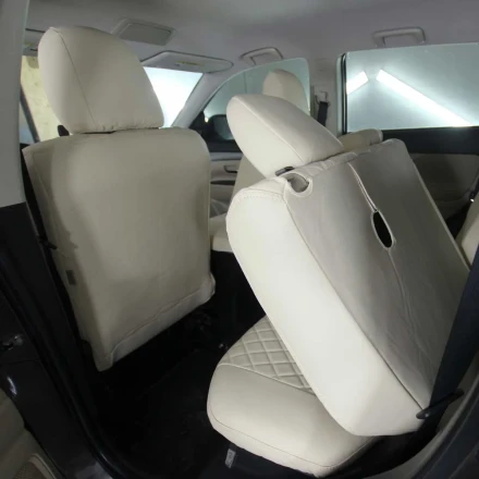 Чехлы на Mitsubishi Outlander III из экокожи Eco Grand