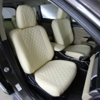 Чехлы на Mitsubishi Outlander III из экокожи Eco Grand