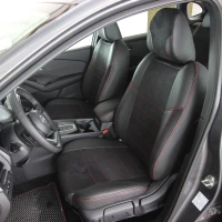 Чехлы на Nissan Qashqai III J12 (Ниссан Кашкай 3) из экокожи и антары ELA2020 (P)