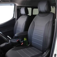 Чехлы на Nissan e-NV 200 (Ниссан е-НВ 200) из экокожи Eco Lazer (7 мест) Чехлы на Nissan e-NV 200 (Ниссан е-НВ 200) из экокожи Eco Lazer (7 мест)