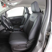 Чехлы на Ford EcoSport I (Форд Экоспорт) из экокожи и ткани ECl
