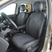 Чехлы на Renault Duster I из экокожи и антары Antara