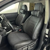 Чехлы на Nissan Qashqai+2 J10 (Ниссан Кашкай +2) из экокожи и антары ELA2020 (P)