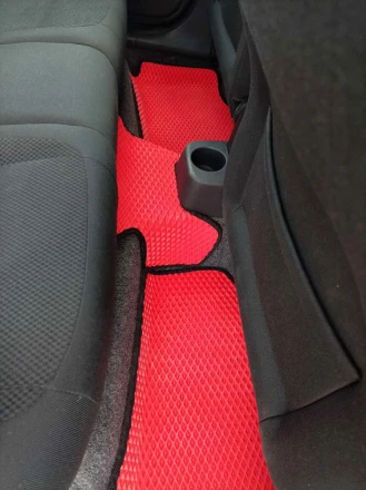 3D EVA коврики на Skoda Fabia 2 (Шкода Фабия) с бортами до 5 см