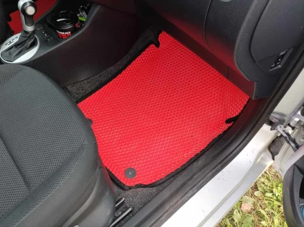 3D EVA коврики на Skoda Fabia 2 (Шкода Фабия) с бортами до 5 см