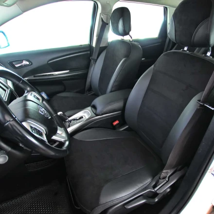 Чехлы на Dodge Journey 5 мест из экокожи и антары Antara