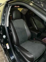 Чехлы на Toyota Camry XV40 (Тойота Кемри 40) из экокожи и алькантары Sport 3