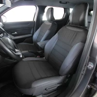 Чехлы на Renault Duster III (Рено Дастер 3) из экокожи и ткани ECl2020