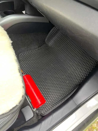 3D EVA коврики с бортами до 5 см на Mitsubishi Outlander XL (Мистубиши Аутлендер ХЛ)