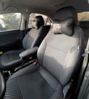 Чехлы на Skoda Rapid из гобелена с тиснением