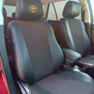 Чехлы на Toyota Avensis T25 из экокожи и гобелена