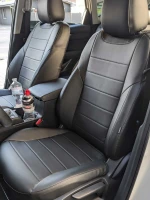 Чехлы на Mazda CX-5 II KF (Мазда СХ5 2) из экокожи AM Titan-L