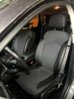 Чехлы на Dodge Journey (Додж Джорни) из экокожи и алькантары Sport 3