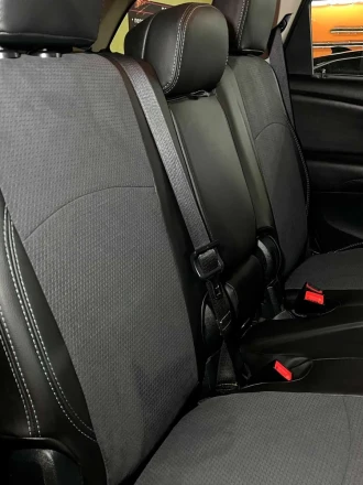 Чехлы на Dodge Journey (Додж Джорни) из экокожи и алькантары Sport 3