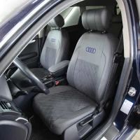 Чехлы на Audi A4 B6 (Ауди A4 Б6) из экокожи и антары VE Чехлы на Audi A4 B6 (Ауди A4 Б6) из экокожи и антары VE