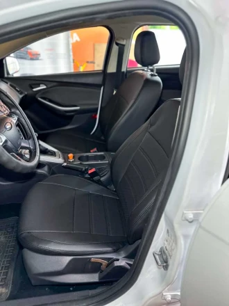 Чехлы на Ford Focus III (Форд Фокус 3) из экокожи с перфорацией Comfort Plus 3