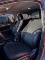 Чехлы на Hyundai Elantra AD (Хендай Елантра АД) из экокожи Sport Plus 3 черные