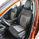 Чехлы на Renault Duster II из экокожи и ткани VE2020