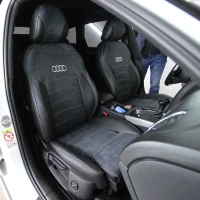 Чехлы на Audi A4 B8 (Ауди А4 Б8) из экокожи и антары ELA2020P Чехлы на Audi A4 B8 (Ауди А4 Б8) из экокожи и антары ELA2020P