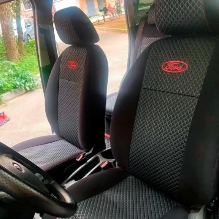 Чехлы на Ford C-MAX из автоткани с тиснением