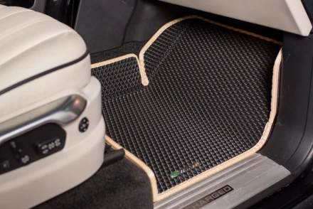 3D EVA коврики в салон автомобиля (2 ряда с бортами до 10 см)