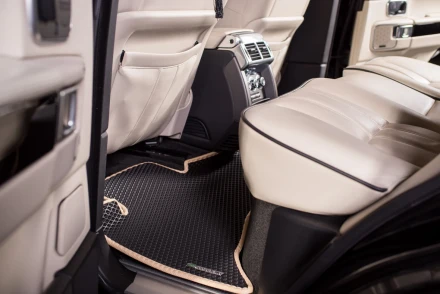 3D EVA коврики в салон автомобиля (2 ряда с бортами до 10 см)