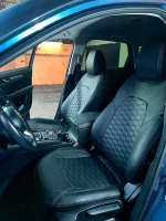 Чехлы на Mazda CX-5 KF (Мазда СХ-5) из экокожи с прострочкой соты Comfort 3