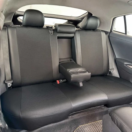 Чехлы на Hyundai Ioniq AE (Хюндай Ионик) из экокожи и ткани ECl