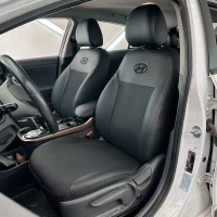 Чехлы на Hyundai Ioniq AE (Хюндай Ионик) из экокожи и ткани ECl Чехлы на Hyundai Ioniq AE (Хюндай Ионик) из экокожи и ткани ECl