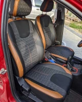 Чехлы на Chery Tiggo II (Чери Тигго 2) из экокожи и ткани Sport 1