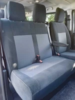 Чехлы на Toyota Proace 9 мест (Тойота Проэйс) из велюра и ткани