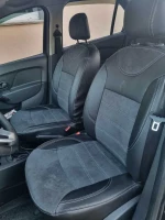 Чехлы на Renault Logan II (Рено Логан 2) из экокожи и алькантары Comfort Plus 2